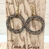 Dangle Circle Earrings