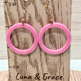 Dangle Circle Earrings