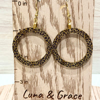 Dangle Circle Earrings