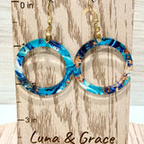 Dangle Circle Earrings